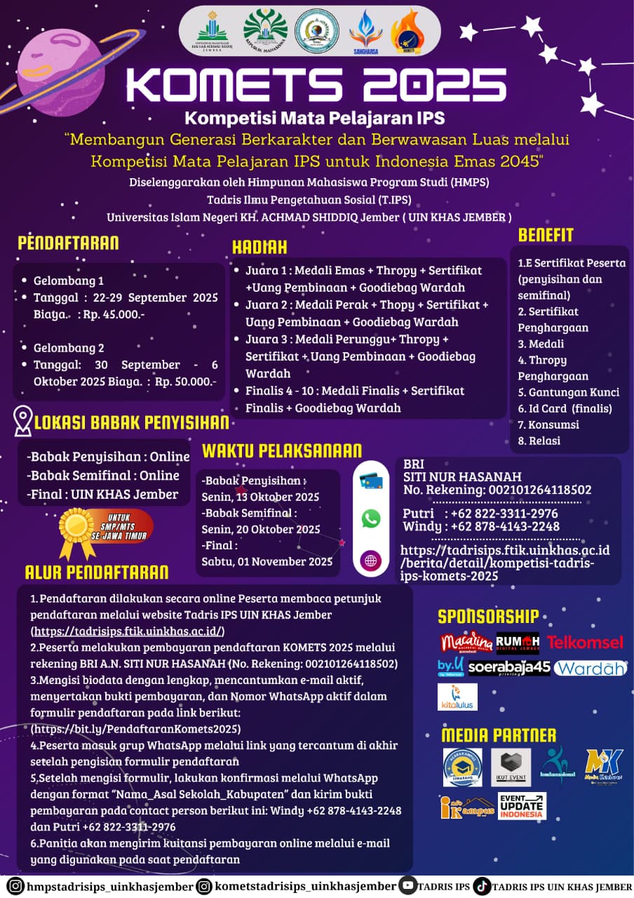 KOMPETISI TADRIS IPS (KOMETS) 2025